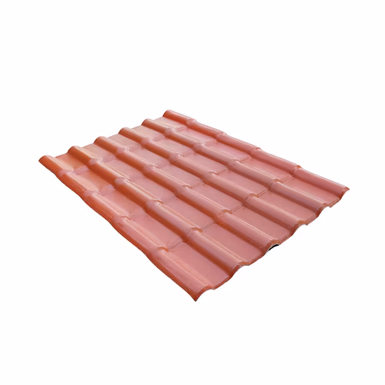 Feuille de toit en plastique ondulé en PVC Langfang Bonai / Matériau de construction en feuille de toiture en PVC à une couche / Tuile de toit UPVC à 3 couches 1130mm