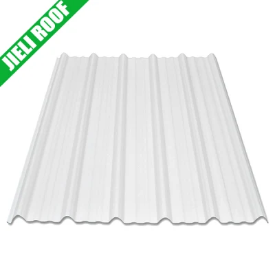 Feuille de toiture UPVC de style trapézoïdal facile à installer